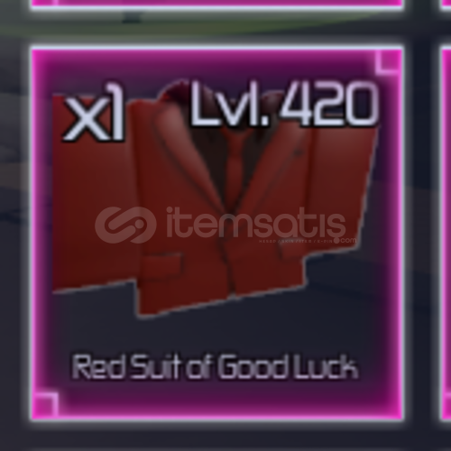 Red Suit Of Good Luck - Jujutsu Infinite  Red Suit Of Good Luck - Jujutsu Infinite