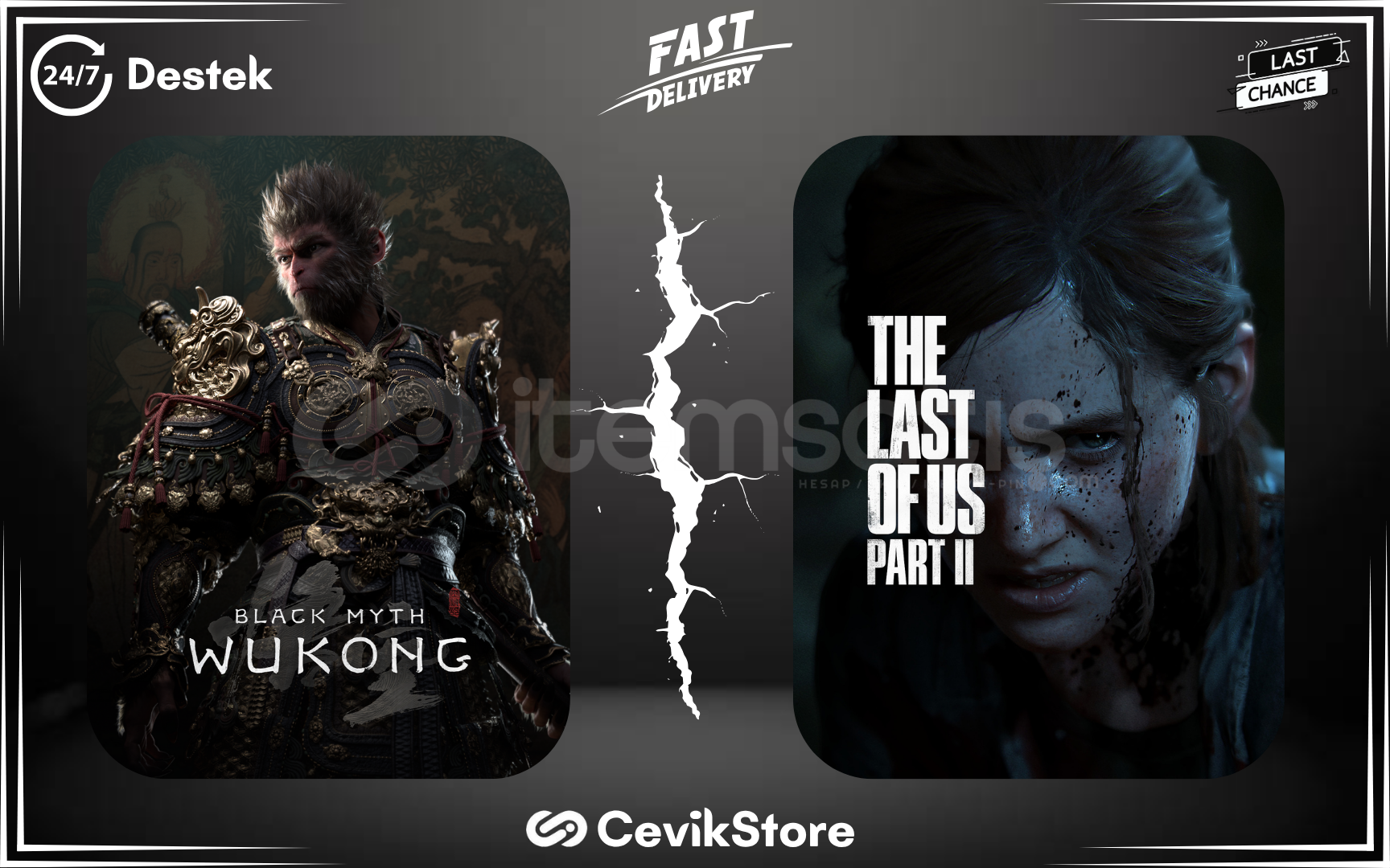 ⭐Black Myth Wukong + The Last Of Us Part 2⭐ ⭐Black Myth Wukong + The Last Of Us Part 2⭐
