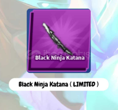 Black Ninja Katana - Blade Ball Black Ninja Katana - Blade Ball