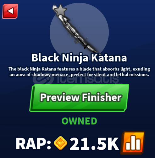 ⭐Blade Ball⭐ Black Ninja Katana / Finisher ⭐Blade Ball⭐ Black Ninja Katana / Finisher
