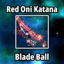 Red Oni Katana ⭐ Blade Ball