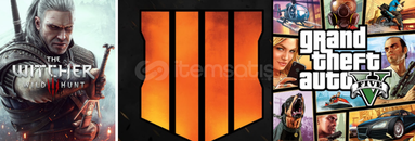 BLACK OPS 4 + GTA 5 + THE WİTCHER 3 