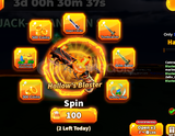 Blade Ball 10 adet Jack'o Lantern Spin