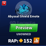 Blade Ball Abyssal Shield Emote