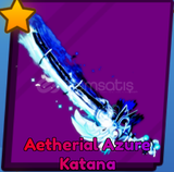 Blade Ball Aetherial Azure Katana