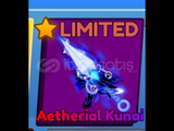 Blade Ball Aetherial Kunai Limited Sword 