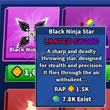 Blade Ball Black Ninja Star