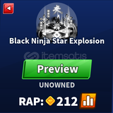 Blade Ball Black Ninja Star Explosion