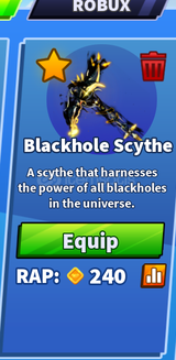 ★ [BLADE BALL] BLACKHOLE SCYTHE ★