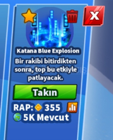 Blade Ball Blue Ninja Expolesion