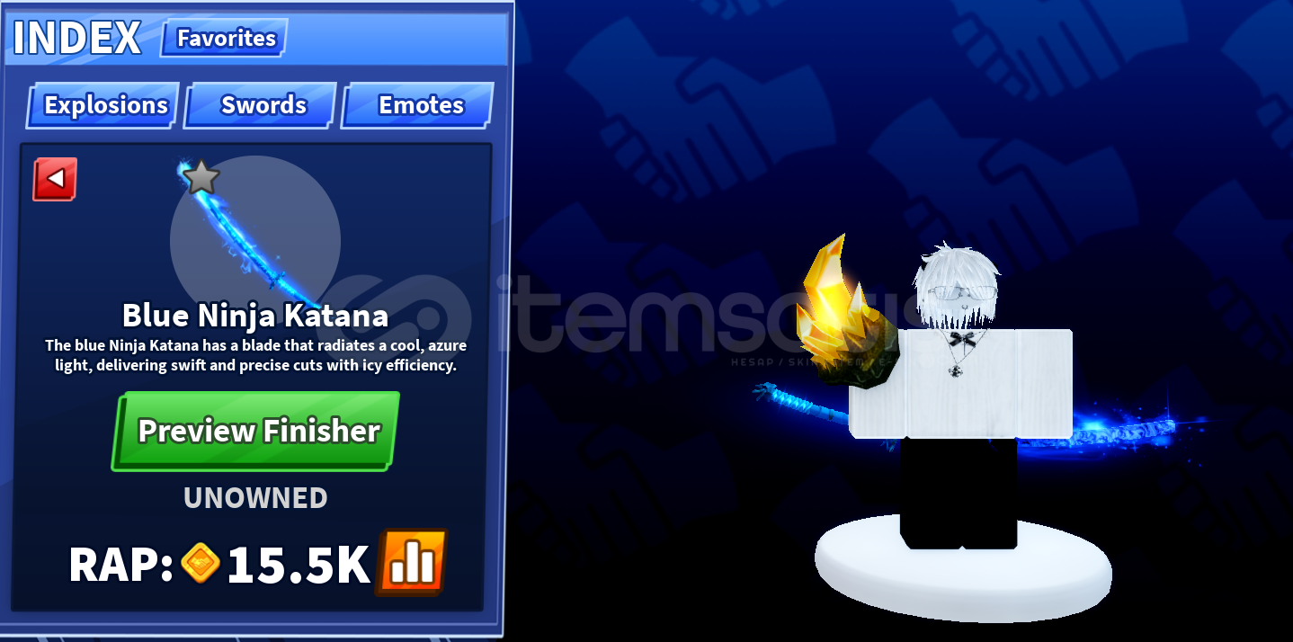 ⭐Blade Ball⭐ Blue Ninja Katana (Finisher) ⭐Blade Ball⭐ Blue Ninja Katana (Finisher)