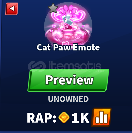 BLADE BALL CAT PAW EMOTE BLADE BALL CAT PAW EMOTE