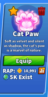 Blade Ball - Cat Paw Set
