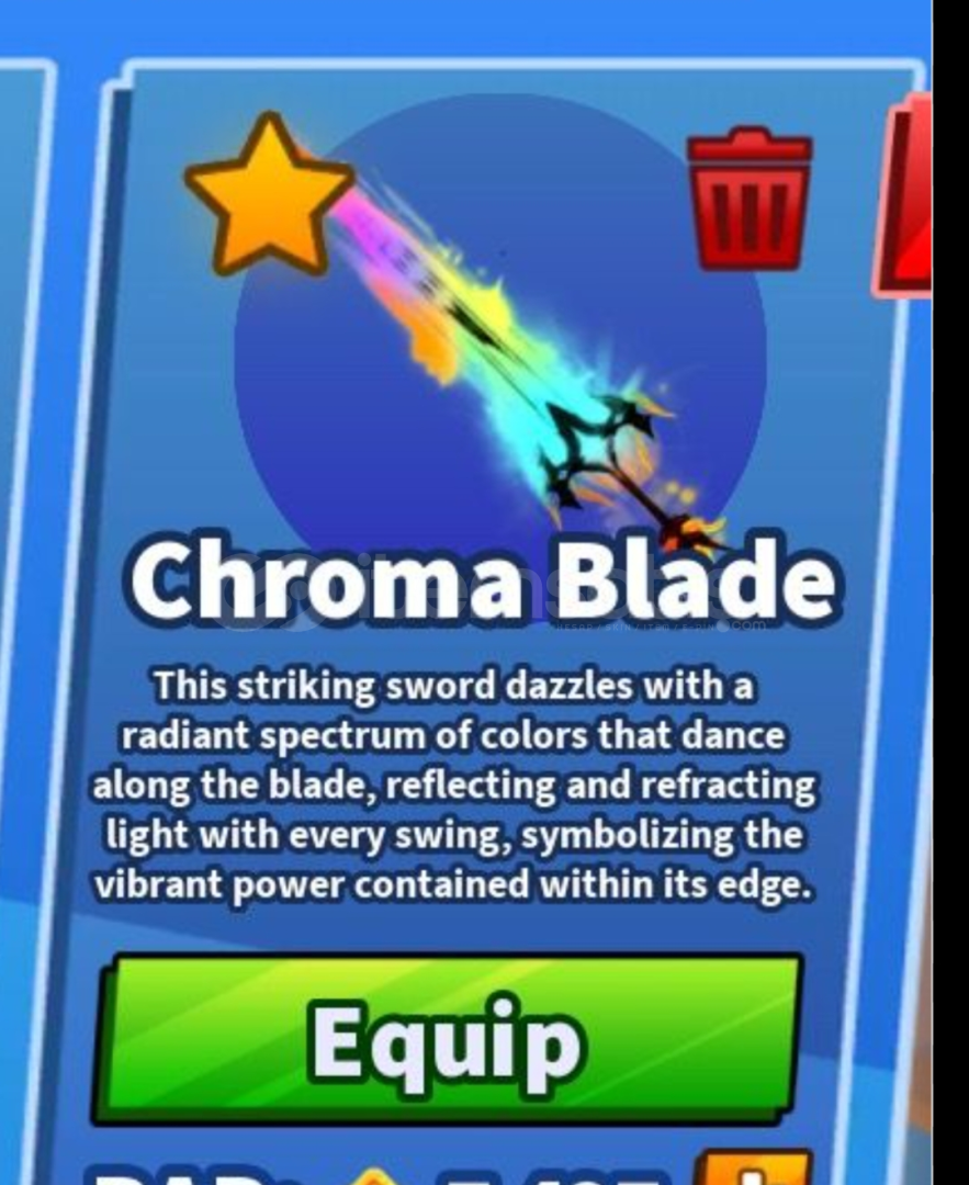 BLADE BALL CHROMA BLADE