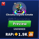Blade Ball Chroma Scythe Emote ÇOK UCUZ!
