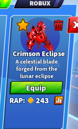 ★ [BLADE BALL] CRIMSON ECLIPSE ★