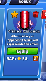 ★ [BLADE BALL] CRIMSON EXPLOSION (LIMITED) ★