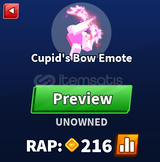 Blade Ball Cupid Bow Emote