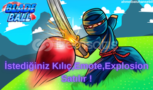 ⭐​​Blade Ball' da istediğiniz herşey satılır⭐