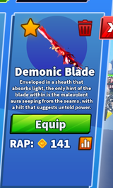 ★ [BLADE BALL] DEMONIC BLADE ★