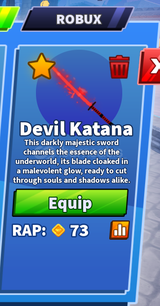 ★ [BLADE BALL] DEVIL KATANA ★