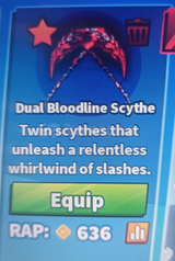Blade ball dual bloodline sctyhe