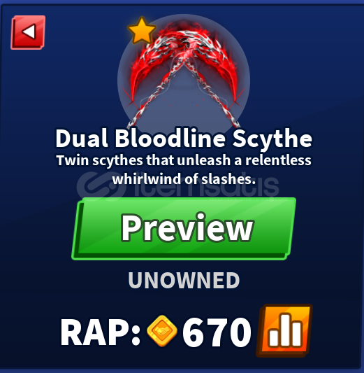 BLADE BALL DUAL BLOODLINE SCYTHE BLADE BALL DUAL BLOODLINE SCYTHE