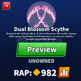 Blade Ball Dual Blossom Scythe