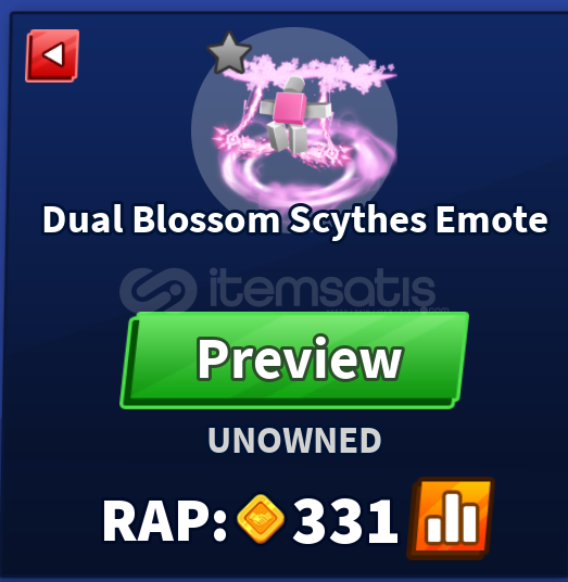 BLADE BALL DUAL BLOSSOM SCYTHES EMOTE BLADE BALL DUAL BLOSSOM SCYTHES EMOTE