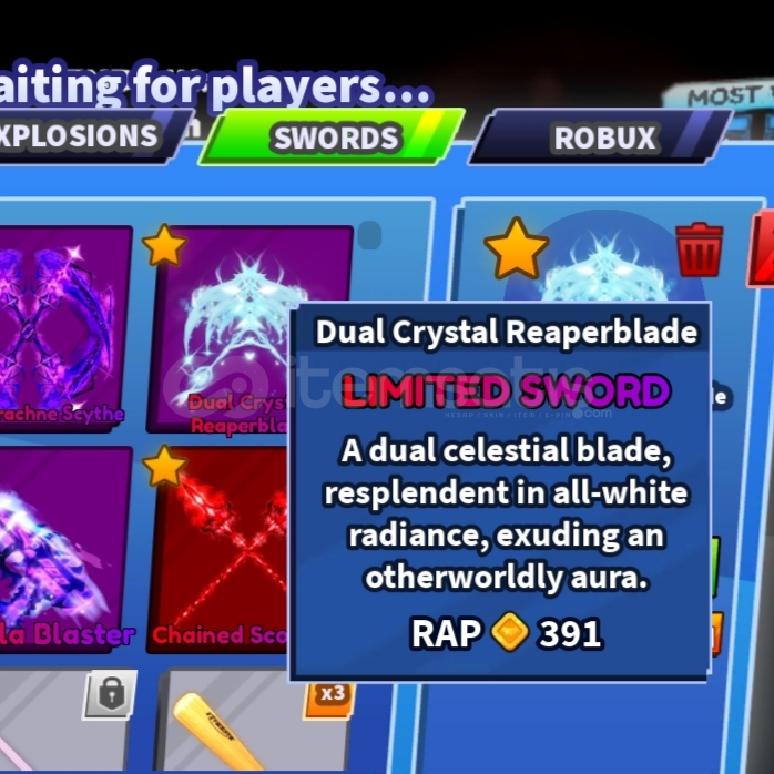 Blade ball/ Dual crystal reaperblade Blade ball/ Dual crystal reaperblade