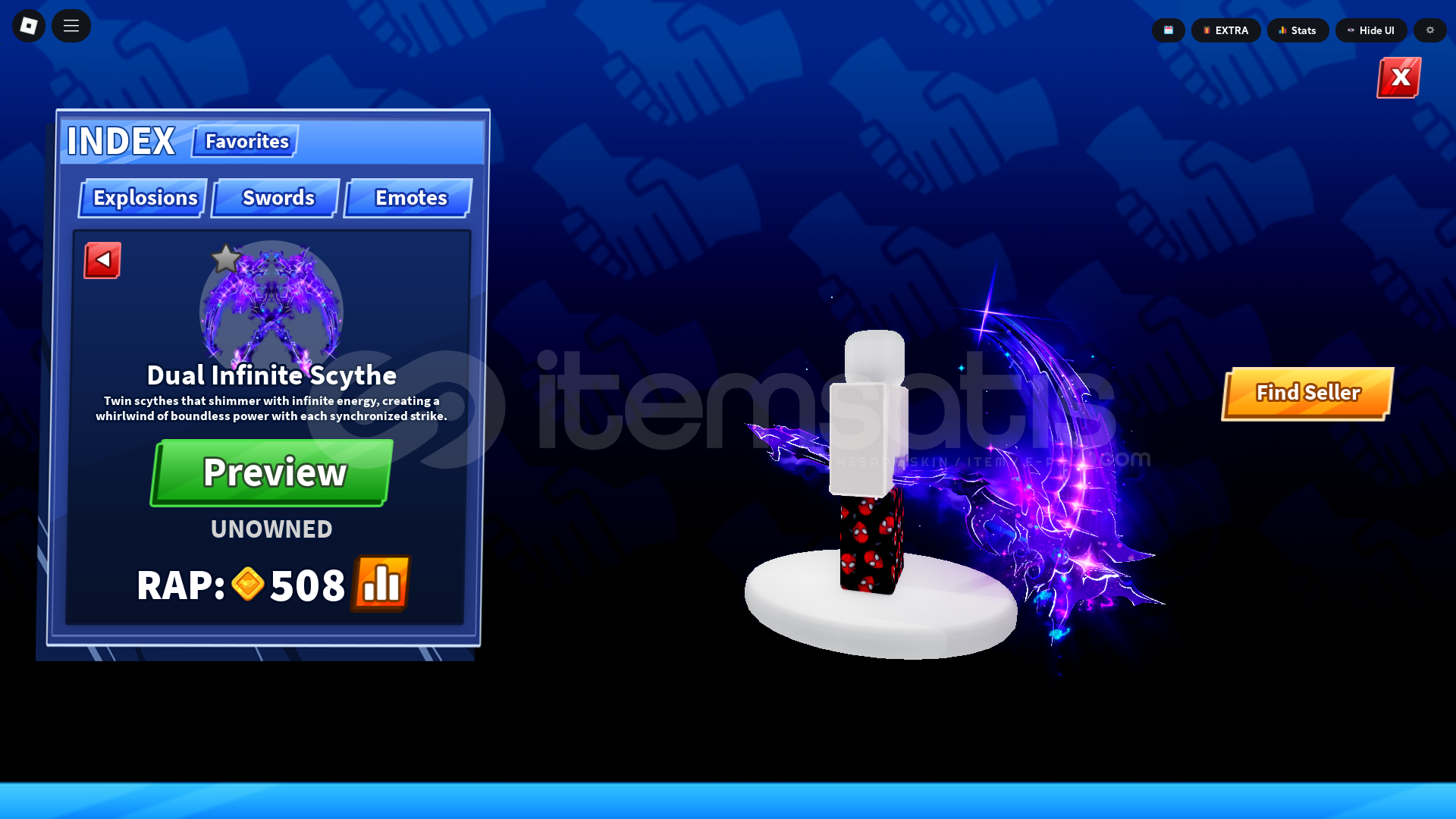 blade ball Dual İNFİNİTE SCYTHE blade ball Dual İNFİNİTE SCYTHE