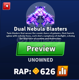 Blade Ball Dual Nebula Blasters