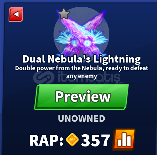 BLADE BALL DUAL NEBULA LİGHTNİNG BLADE BALL DUAL NEBULA LİGHTNİNG