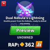 Blade Ball Dual Nebula's Lightning