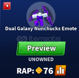 Blade Ball Dual Nunchucks Emote