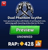 Blade Ball Dual Phantom Scythe