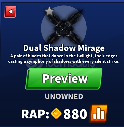 BLADE BALL DUAL SHADOW MİRAGE BLADE BALL DUAL SHADOW MİRAGE