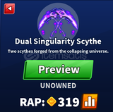 Blade Ball Dual Singularity Scythe