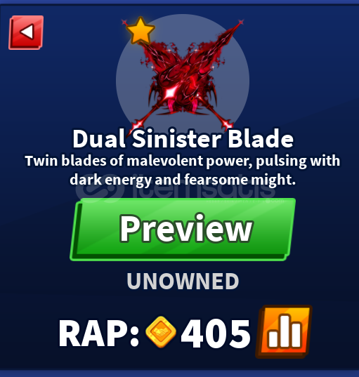 BLADE BALL DUAL SİNİSTER BLADE  BLADE BALL DUAL SİNİSTER BLADE