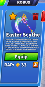 ★ [BLADE BALL] EASTER SCYTHE ★