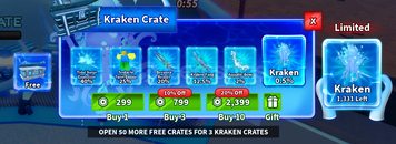 ✨Blade Ball 10x Kraken Crate Gift| EN UCUZ✨