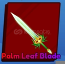 Blade Ball Palm Leaf Blade Kılıcı