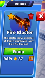 ★ [BLADE BALL] FIRE BLASTER ★