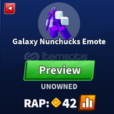 Blade Ball Galaxy Nunchucks Emote