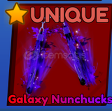 Blade Ball Galaxy Nunchucks 