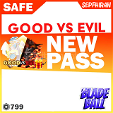 Blade Ball Good vs Evil Pass