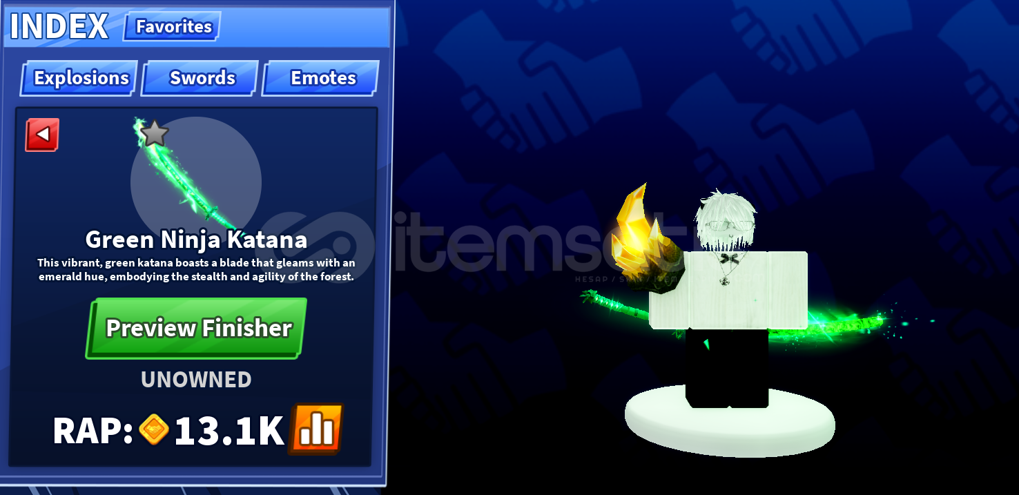 ⭐Blade Ball⭐ Green Ninja Katana (Finisher) ⭐Blade Ball⭐ Green Ninja Katana (Finisher)