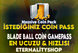 ⭐Blade Ball İstek Coin Gamepass (En Ucuzu)