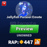 Blade Ball Jellyfish Parasol Emote