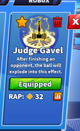 ★ [BLADE BALL] JUDGE GAVEL (LIMITED) ★